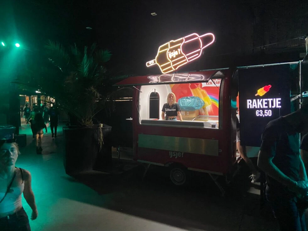The aroma of ice cream attracts new customers