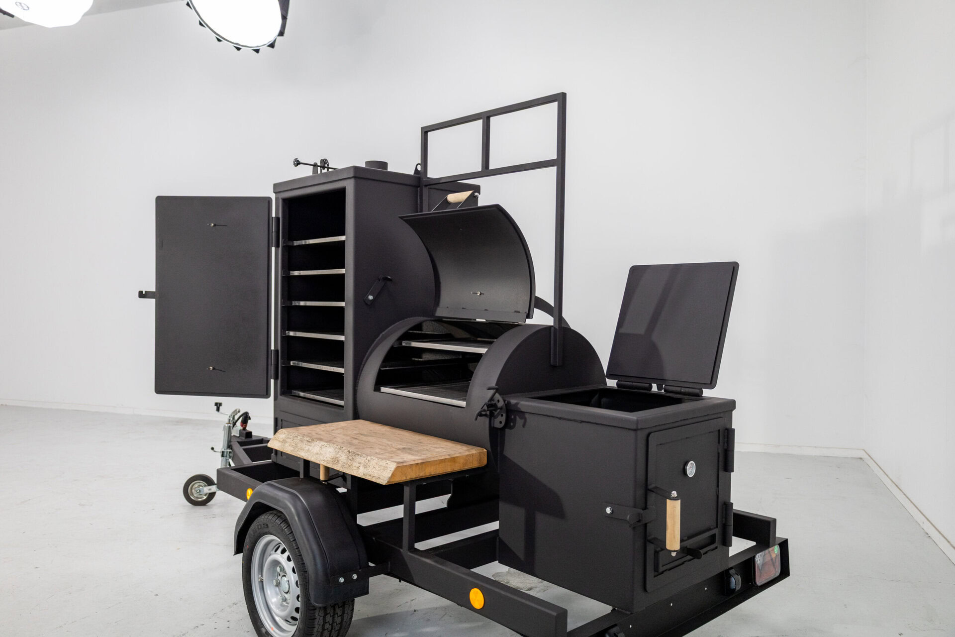 One-lid BBQ Smoker