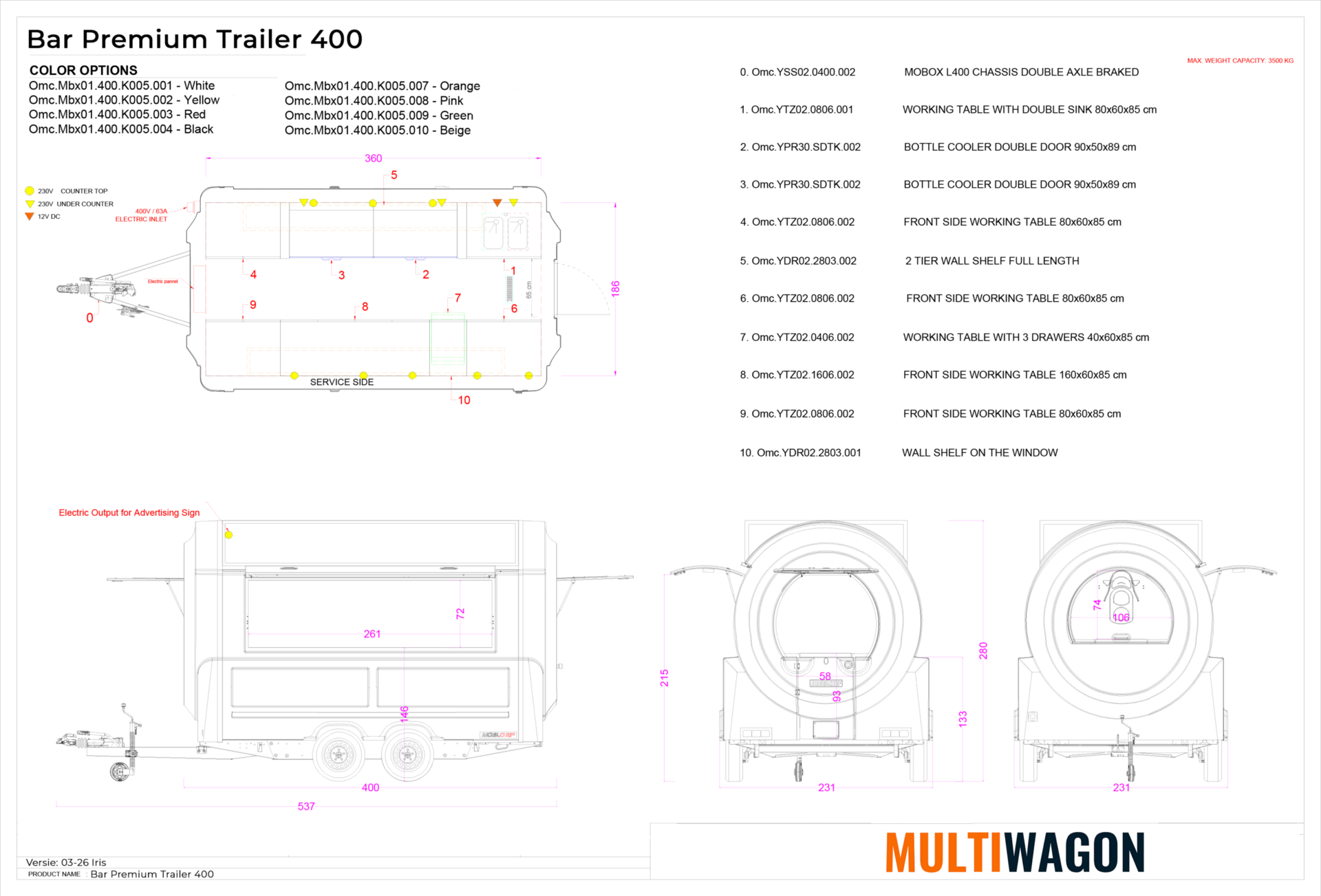 Bar Premium Trailer 400
