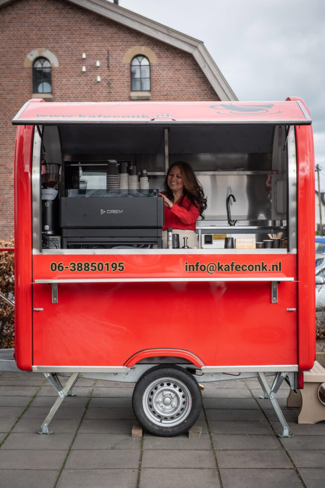 An own coffee trailer has only advantages