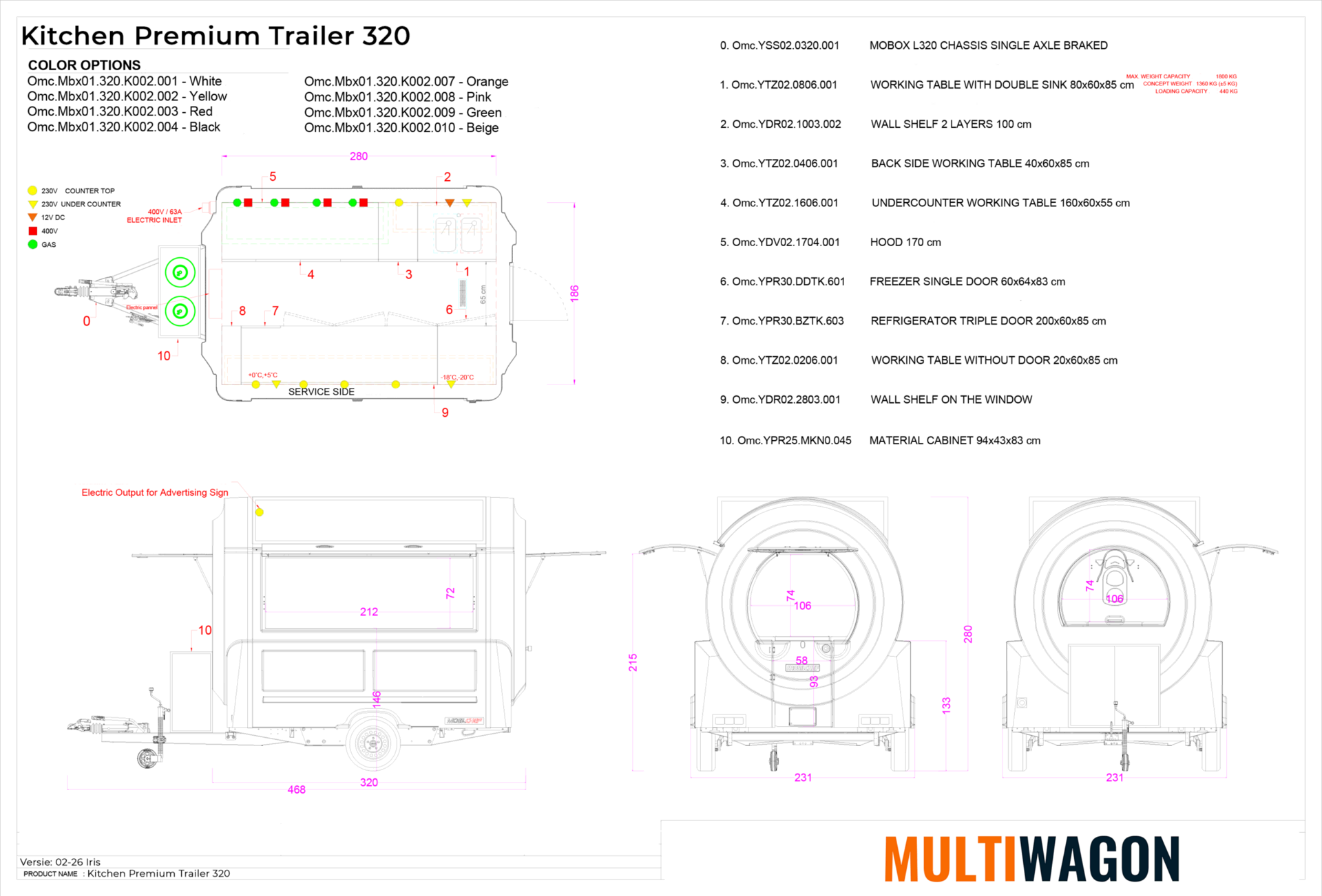 Kitchen Premium Trailer 320
