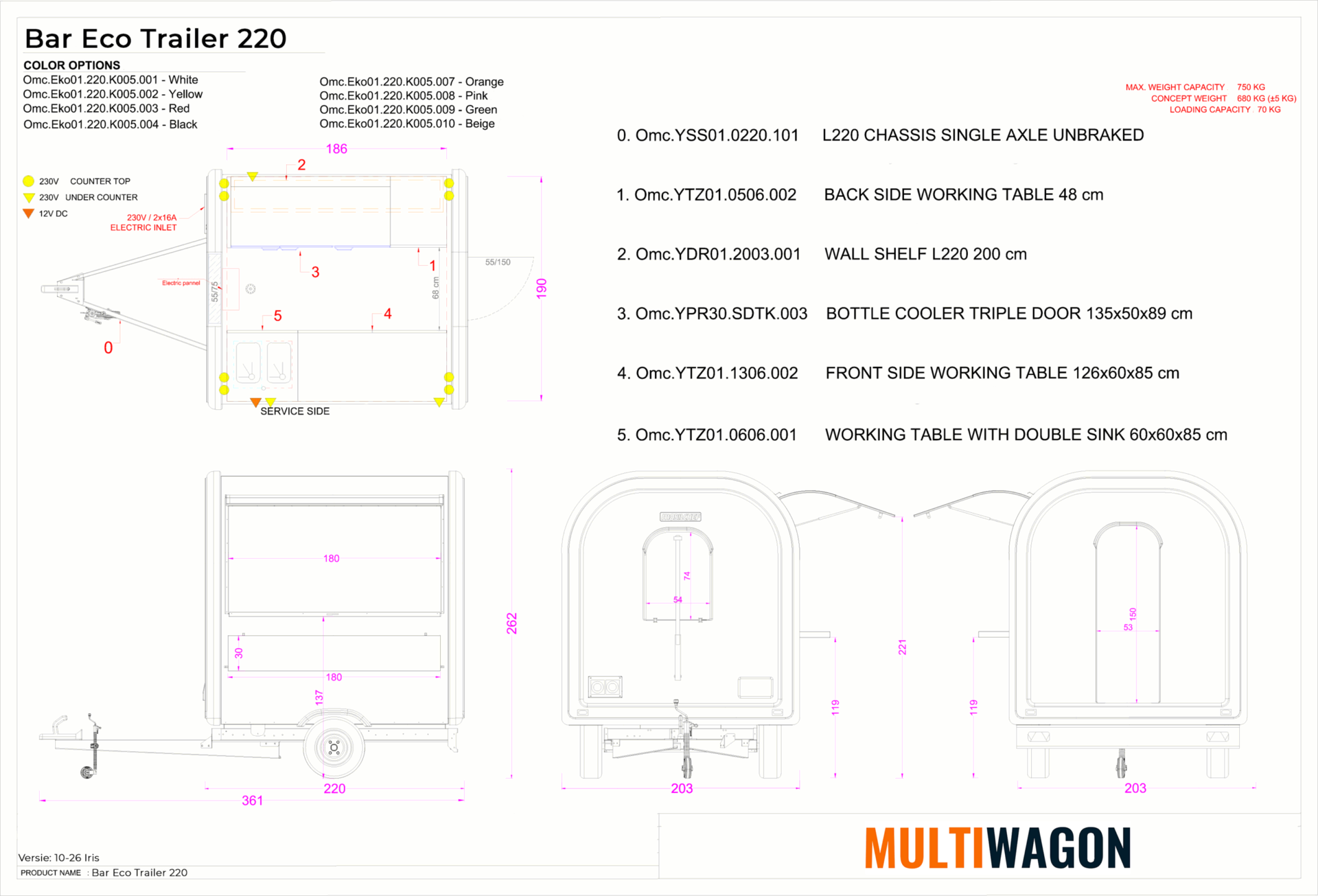 Bar Eco Trailer 220
