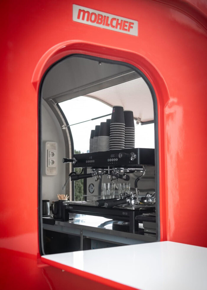 The aroma of coffee attracts new customers